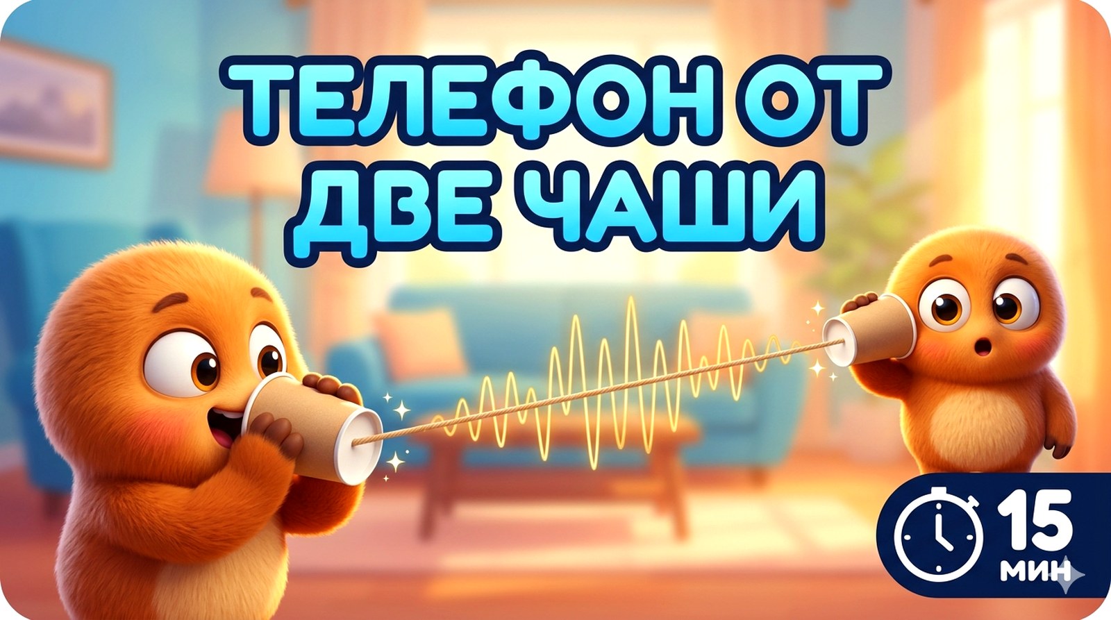 Телефон от две чаши
